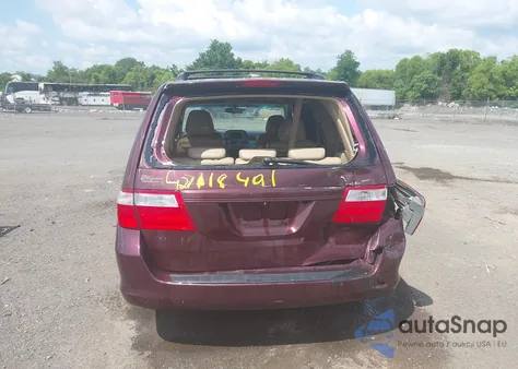 2007 Honda Odyssey Ex-L из США, поврежденный, VIN 5FNRL387X7B060980